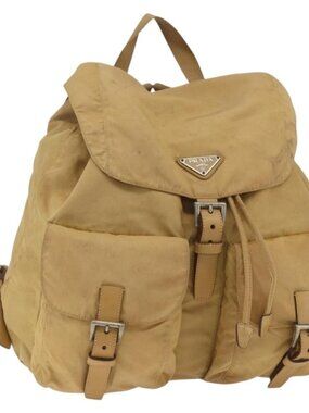 Prada | Bags | Prada Backpack Nylon Black Silver Auth Bd697  display picture 1